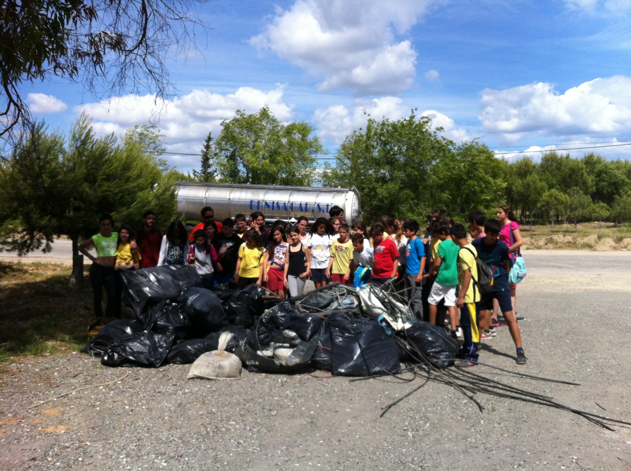 Voluntaris de La Salle tornen al Mur Verd