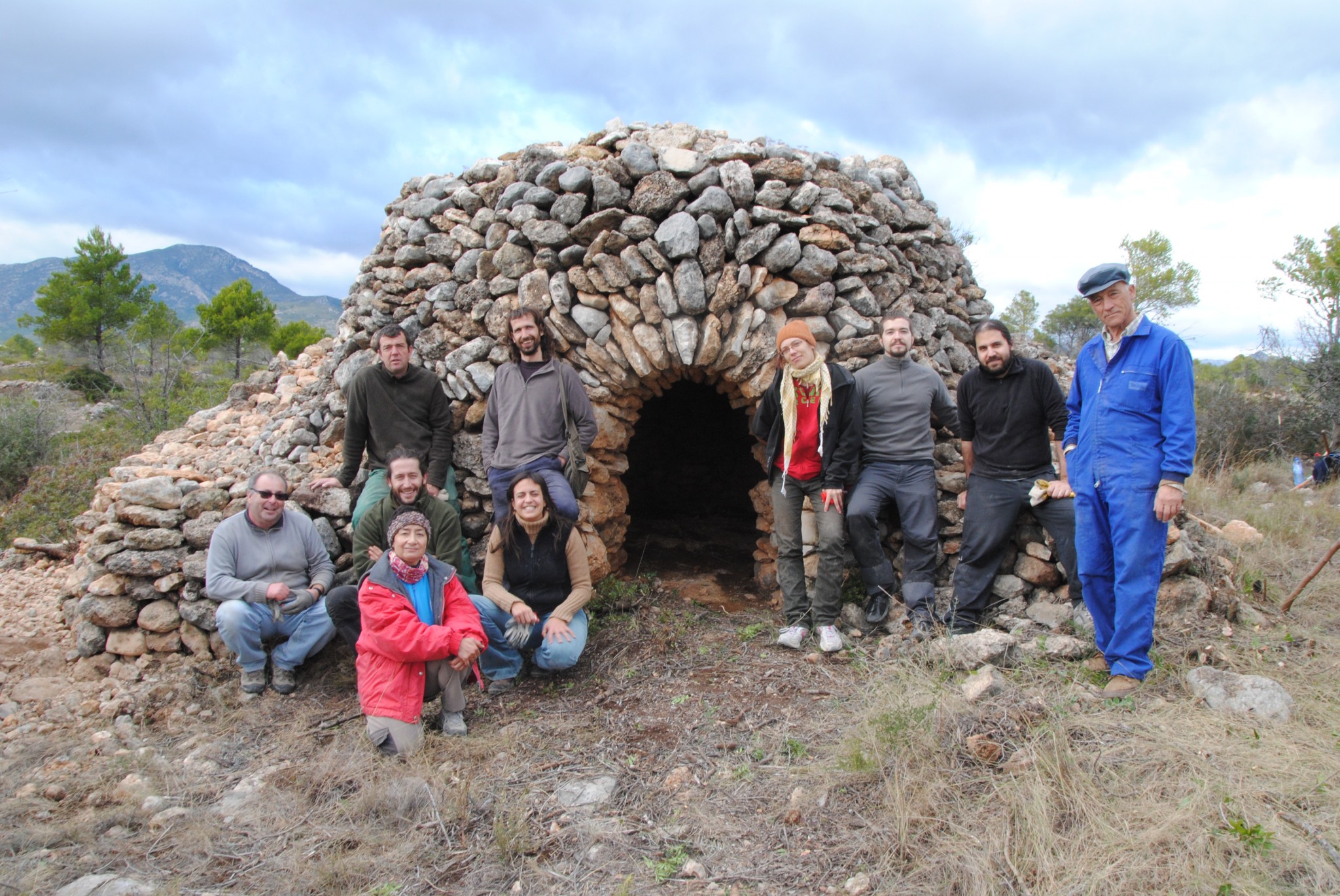 Hem restaurat dues barraques de pedra seca al terme de Mont-roig del Camp