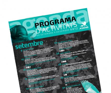 Programa d'activitats setembre-desembre 2017