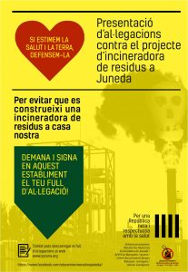 Com presentar al·legacions al projecte de construcció d’una incineradora de residus a Juneda.