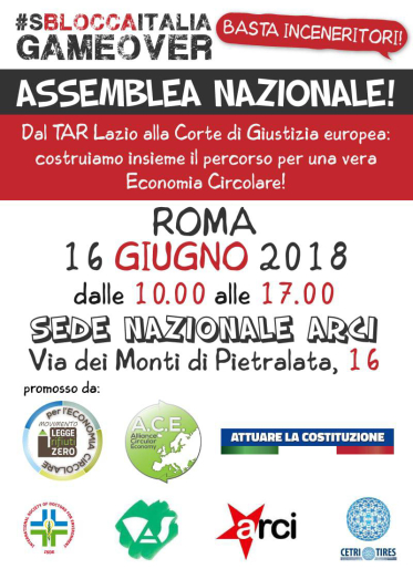 Iniciativa dels moviments socials italians per aturar la incineració arreu d’Europa
