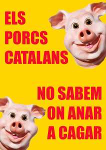 Els porcs catalans ja no saben on anar a cagar