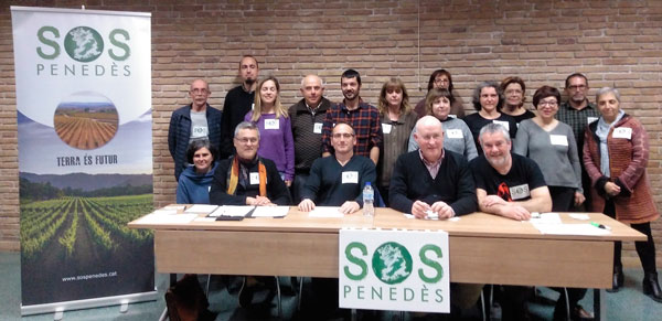 Roda de premsa SOS-Penedès 17-2-2020